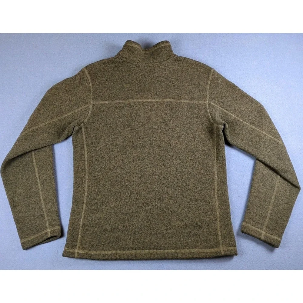 The North Face Gordon Lyons 1/4 Zip Jacket Mens Small Brown Pullover Sweater